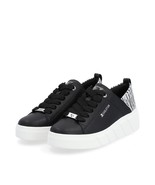 Rieker Women&#39;s Hagen Evolve Platform Lace Up Casual Sneakers Black/White... - $460.77 MXN