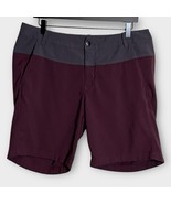LULULEMON Mens The Union Shorts Color Block Bordeaux Drama &amp; Deep Coal S... - $46.21 CAD