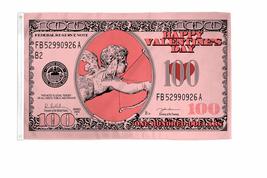 Happy Valentines Day Cupid Money 5&#39;x3&#39; Flag - $4.88