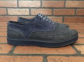 Cole Haan Men&#39;s Bergen Wingtip Sneakers Navy Blue Size 7.5W - £31.09 GBP