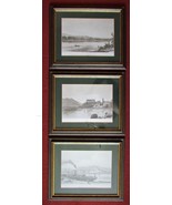 Set, 3 pcs Vintage Engravings 50*42 cm - $149.99