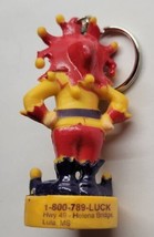 Lady Luck Rhythm &amp; Blues Casino Mad Money Jester Keychain - $9.89