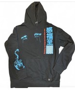 Vitriol Jamison Anime Oversized Hoodie Women&#39;s Size Small in Black-used - $13.86