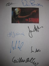 The Strain Signed TV Script Screenplay X7 Autograph Corey Stoll David Bradley Se - $16.99