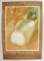 J.B Valadie - Originale Exhibition Poster - Galleria Pietra Hautot- Mani... - $229.84