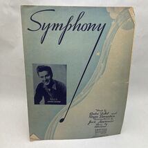 SYMPHONY JOHNNY DESMOND 1945 SHEET MUSIC FOLDER 440 SHEET MUSIC - $6.21