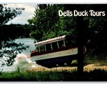 Dells Duck Tours Advertising Wisconsin Dells WI UNP Chrome Postcard A15 - $1.93