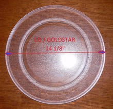 14 1/8 " Lg / Goldstar Glass Turntable Plate / Tray 3390W1G009 Used Clean - $110.73