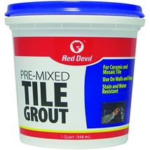 Red Devil 0424 Pre-Mixed Tile Grout, 1-Quart, White - $35.57 CAD