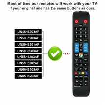 Bn59-01178W Replace Remote Control For Samsung Tv Un46H6201 Un46H6203 Un... - $13.99