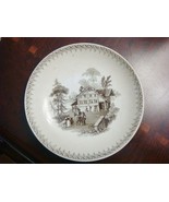 JOHN RIDGWAY &amp; Co.Staffordshire, UK c1830-1855 dish, black/dark brown [95G] - $803.74 MXN