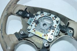 02-08 JAGUAR X TYPE BEIGE LEATHER STEERING WHEEL T3062 image 7