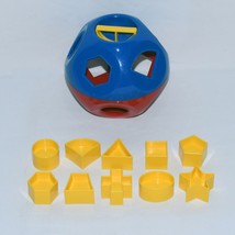 Vintage Tupperware Shape-O-Ball Red Blue and Yellow Tupper Toy 0923!!! - $27.23