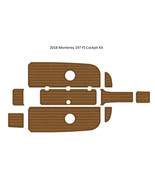 2018 Monterey 197 FS Cockpit Pad Boat EVA Foam Faux Teak Deck Floor Mat ... - $889.00 CAD