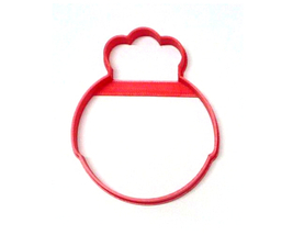 Mrs Claus Face Outline Santa Wife North Pole Christmas Cookie Cutter USA PR3266 - £2.36 GBP