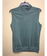 Adidas Men&#39;s Golf Adi Club Vest  Aqua Green 1/4 Zip SZ S NEW - $42.17 CAD