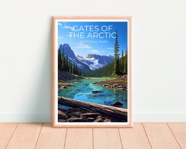 Gates of the Arctic Poster, Alaska Wall Art, Alaska Print, Mountain Poster, Wild - £14.38 GBP+