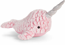 First Impressions Macys Macy&#39;s Stuffed Plush Narwhal Pink Whale Unicorn Horn NEW - £18.24 GBP