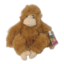 Vintage Monkeydoodles Orangutan Magnetic Poseable Plush 12&quot; Stuffed Animal - £9.94 GBP