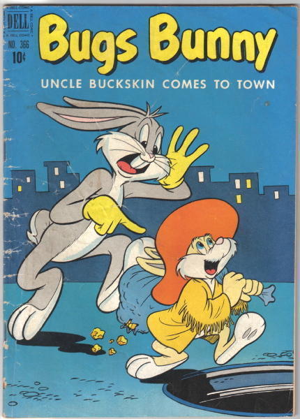 Primary image for Bugs Bunny Four Color Comic Book #366 Dell Comics 1952 VERY GOOD
