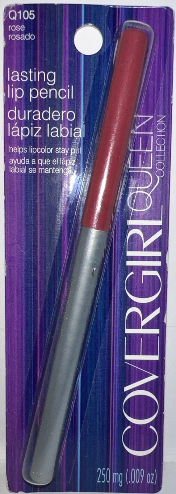 1pc CoverGirl Queen Collection Lasting Lip Pencil #Q105 ROSE (New/RARE) ... - $29.69