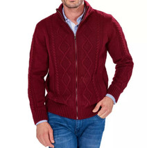 Men’s Auden Cavill  zip up sweater Bordeaux - $65.41