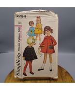 Vintage Sewing PATTERN Simplicity 6234, Child Girls Apron and Smock 1965... - £15.96 GBP