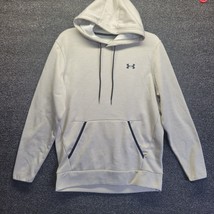 Under Armour Light Green Terry Hoodie ColdGear Loose Sz Small - $25.16