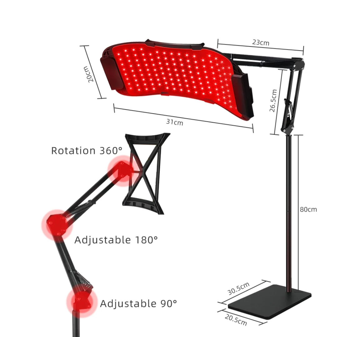 LED Red Light Therapy lamp belt — 630nm & 850nm Infrared | 5-Color PDT Model Item image 5