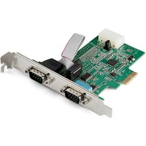 StarTech 2 Port PCIe RS232 Serial Adapter Card PEX2S953 - £75.87 GBP