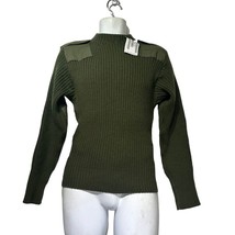 Defense Logistics Agency Valor Sweater Mens Size 36 Green Military Wool ... - $22.27