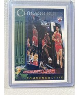 Chicago Bulls Topps Commemorative 1995-96 Season Record Breakers 72 Vict... - £7.81 GBP