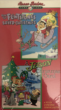 How The Flintstones Saved CHRISTMAS/ A Jetson Christmas CAROL(VHS)RARE-SHIPS N24 - £86.00 GBP