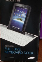 Samsung Galaxy Tab Ergonomic Full Size Keyboard Dock - BRAND NEW IN BOX - £62.31 GBP
