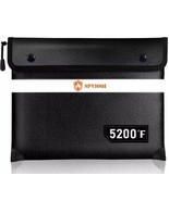 Fireproof Document Bag 5200°F with Heat Insulated, Fireproof Money Bag f... - $26.87 CAD