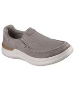 SKECHERS Hasting-Vigo 205366 Taupe Relaxed Fit Sneaker Men Wide EEE Light Canvas - $74.07 - $189.99