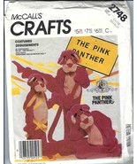 McCALL'S PATTERN 2748 SZS LG ADULT COSTUME THE PINK PANTHER UNCUT - £11.79 GBP