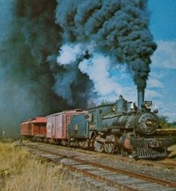 Railroad Postcard Canadian Pacific 136 Locomotive Steam Train Audio Visual RP532 - £5.06 GBP