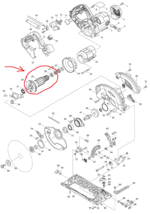 Makita Armature Rotor 513838-9 for HS6100 HS6101 Circular SAW 240V - $43.25