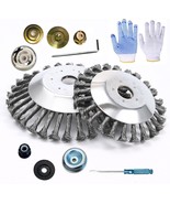 Upgrade 6&#39;&#39;,8Inch 2Pc Weed Wacker Attachments Heads,Steel Wire Rotary Brush - €34,43 EUR