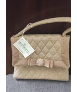Vera Bradley Top Handle Bag Purse. Tan Linen. NEW  - $66.31 CAD