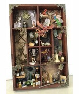 Incredibly Detailed Harry Potter Themed Shadowbox of Miniatures - $200.00