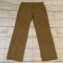Urban Pipeline Mens Size 33x30 Relaxed Straight Khaki Chino Pants - £11.74 GBP