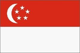 Singapore Flag Polyester 2 ft. x 3 ft. - £3.54 GBP