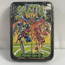 1993 Splatter Bowl I Preview Card Set Factory Sealed Tin 1 Foil Card JD ... - $14.85