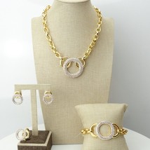 Dubai Costume Jewelry Classic Jewelry Sets for Women FHK6936 - £51.14 GBP