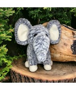 Elephant 14&quot; Plush Gray Marbled Fur Soft Stuffed Animal Toy Machine Wash... - £11.21 GBP
