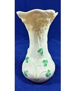 Vintage 1965 Irish Belleek Porcelain Shamrock 5 3/4&quot; Daisy Spill Vase Gr... - £31.71 GBP