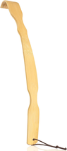 Renook Back Scratcher Bamboo - Curved Long Handle 1 PC Wooden Back Scrat... - £9.18 GBP