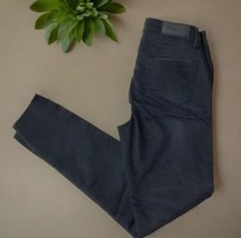 Monkey Ride Jeans charcoal distressed skinny jean Raw Hem Juniors Size 3... - $254.40 MXN